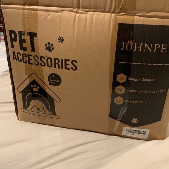 JOHNPEY Dog Beds for Large Dogs Up to 75 lbs, Comfortable and Fluffy - Picture 6 of 7